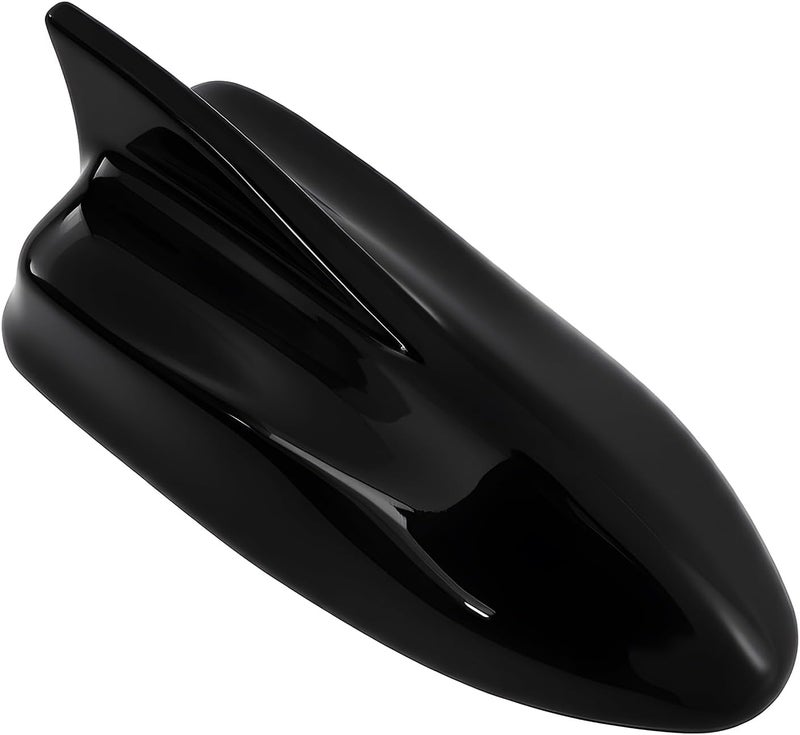 AMSPRAC Shark Fin Antenna Cover,Car Roof Antenna Caps Compatible with Hyundai Kona 2018 2019 2020 2021 2022 2023,96210-J9300,Roof Topper Cover Replacement,Glossy Black,1PCS,Without Chip - Image 1